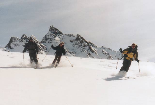 Powdertrio MAtthias, Kathi und Marcel