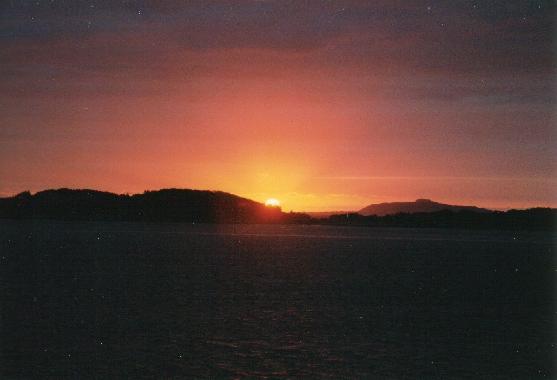 First sunset
