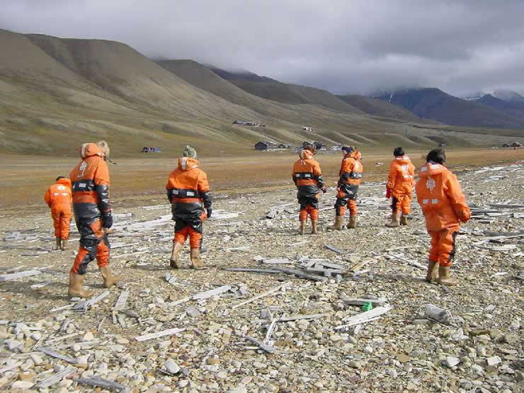 Safety course in Adventfjorden